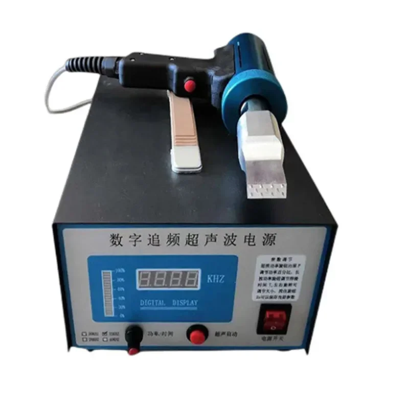 Digital Chase Frequency Ultrasonic Spot Welding Machine With Ultrasonic Cleaning Belt Pvc Belt Welding Machine