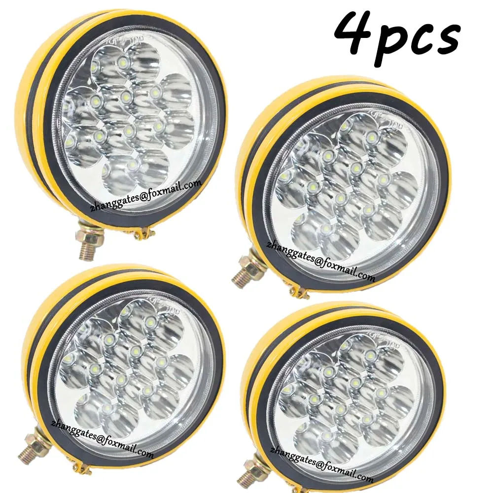 

ISO Aprroved 4Pcs LED Work Lighting Spotlight Truck Trailer Tractor Boat 12V-48V Universal