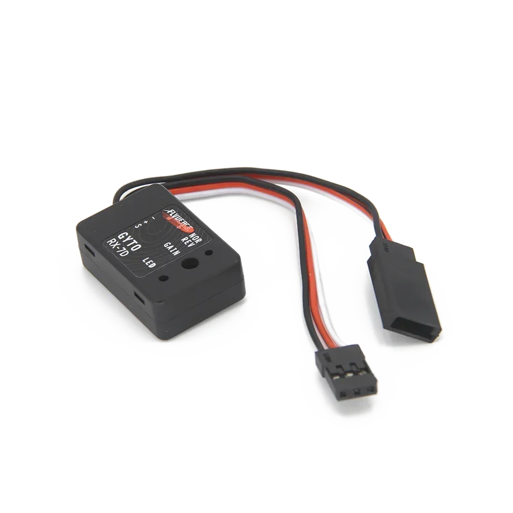 NEEBRC RX-7D RC Mini Auto Gyroscoop 4.8-7.4V DC Gyro Scope voor RC Drift Boot Digitale/Analoge servo Universele Ontvanger Zender