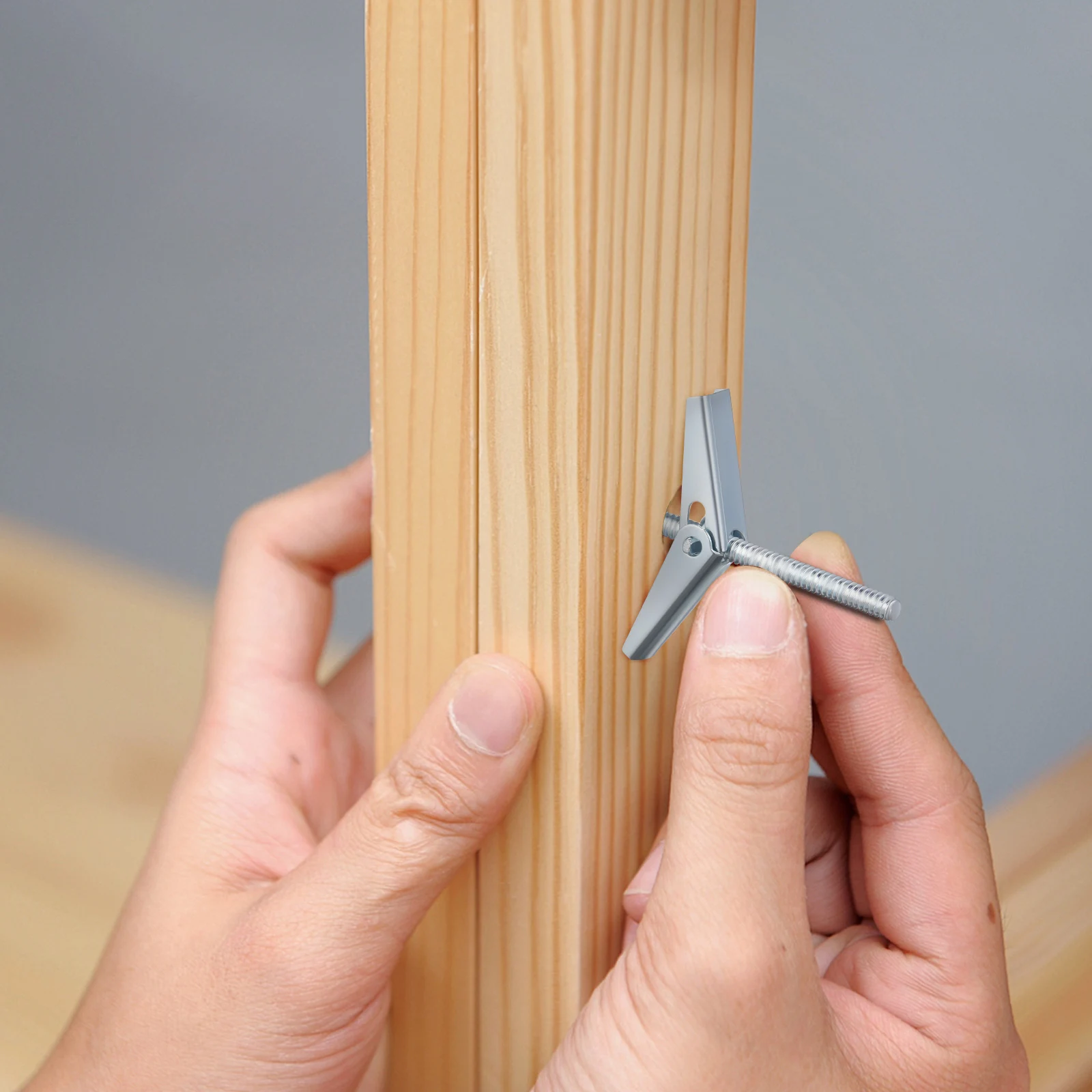 

20 Sets Nut Screw Combination Wing Hardware Nuts Screws Metal Quick Release Strong Material Portable Multifunctional Assembly