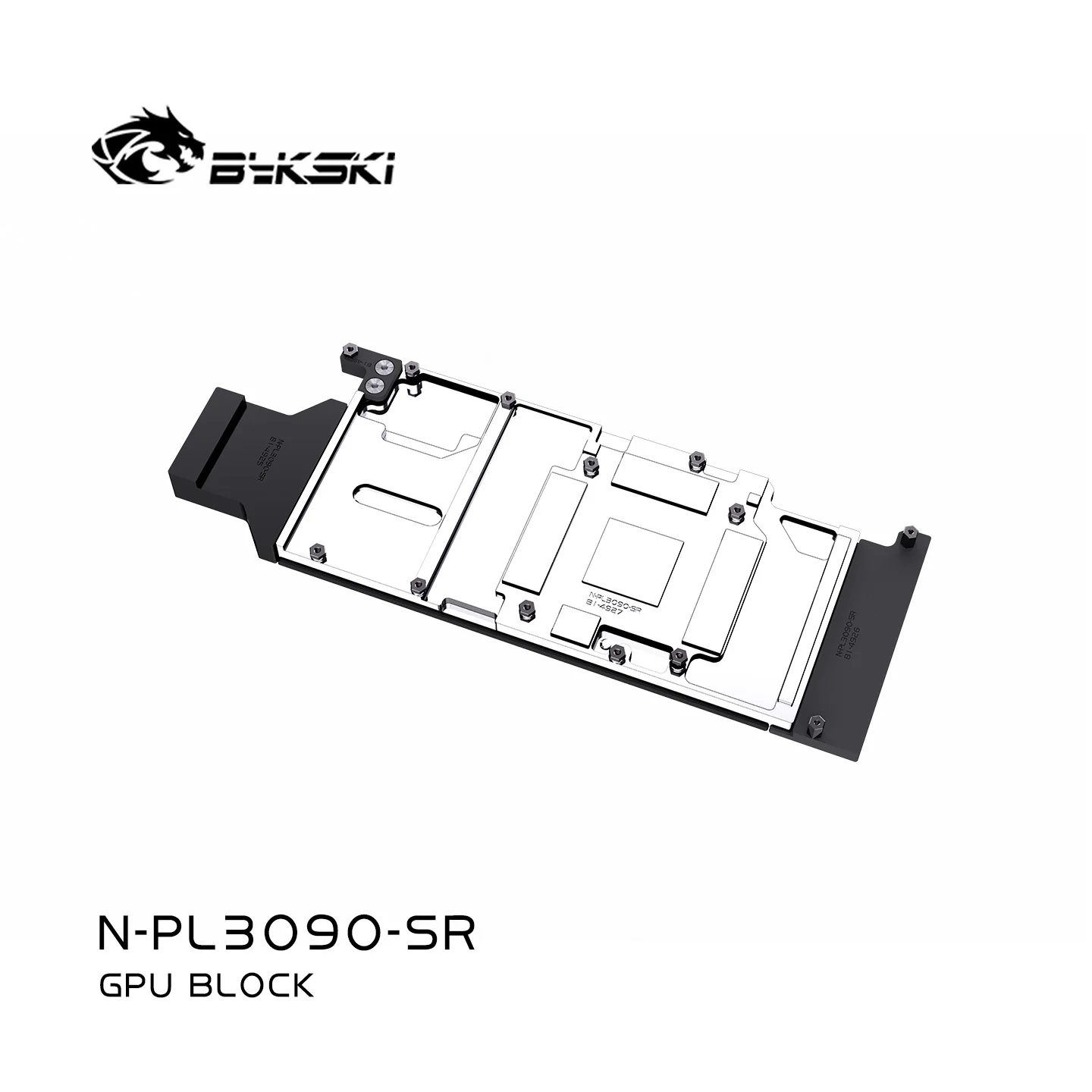 Bykski N-PL3090-SR GPU 워터 블록 (조텍 / 펠라딘 RTX 3080 / 엔비디아 RTX 3090 블로워 버전 비디오 카드용) / 풀 커버 라디에이터