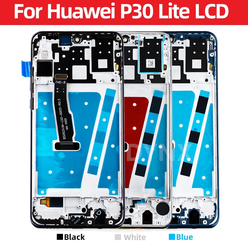 For HUAWEI P30 Lite 6.15\'\'For Nova 4E MAR-LX1 AL00 LX2 LX3 LX1A LCD Display Touch Screen Digitizer Assembly Replacement