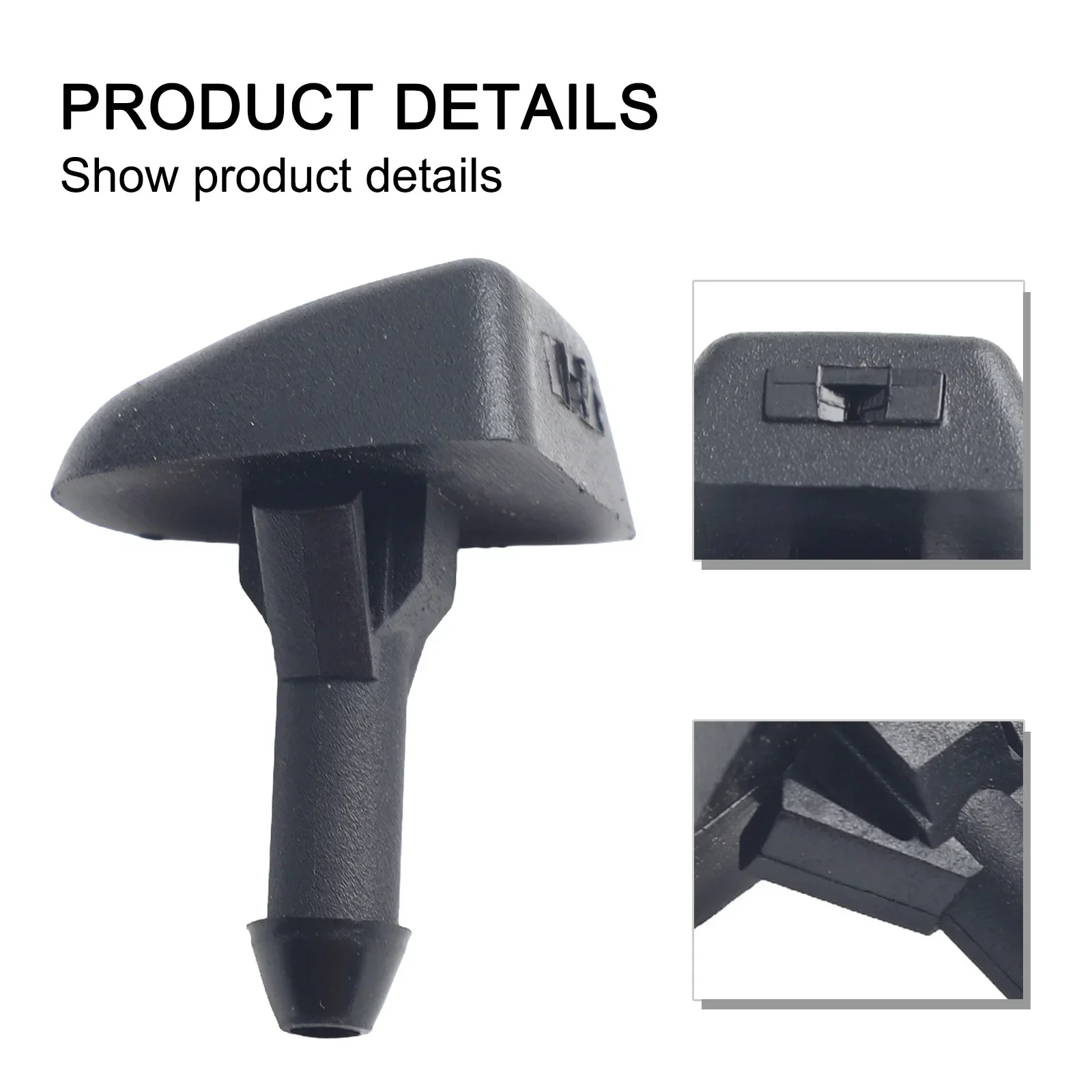 For Volvo S40 S70 S80 C30 C70 Windshield Wiper Spray Washer Nozzle Wear Resistant Material and High Compatibility