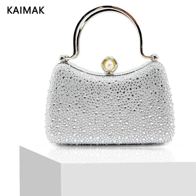 Luxury Brand Women's Bag silver Bag Black Bag Crossbody Bag Evening Bag Wedding Party Diamond Handbag Evening Wear Clutch Bag