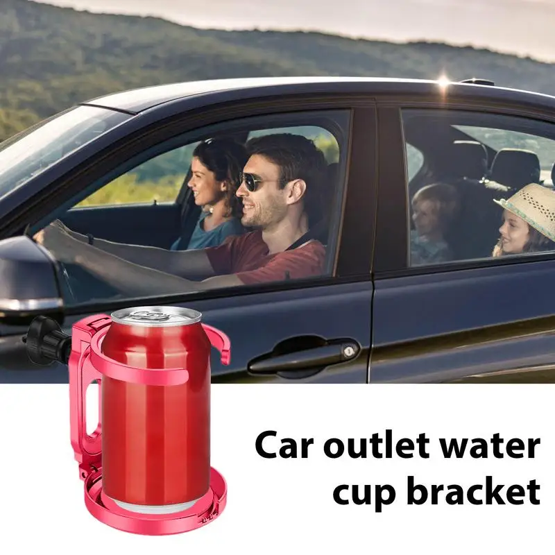 Vehicle Armrest Cup Holder Anti-Noise Foldable Automotive Cup Holders Safe Driving Cup Holder Expander Drink Holder Space-Saving