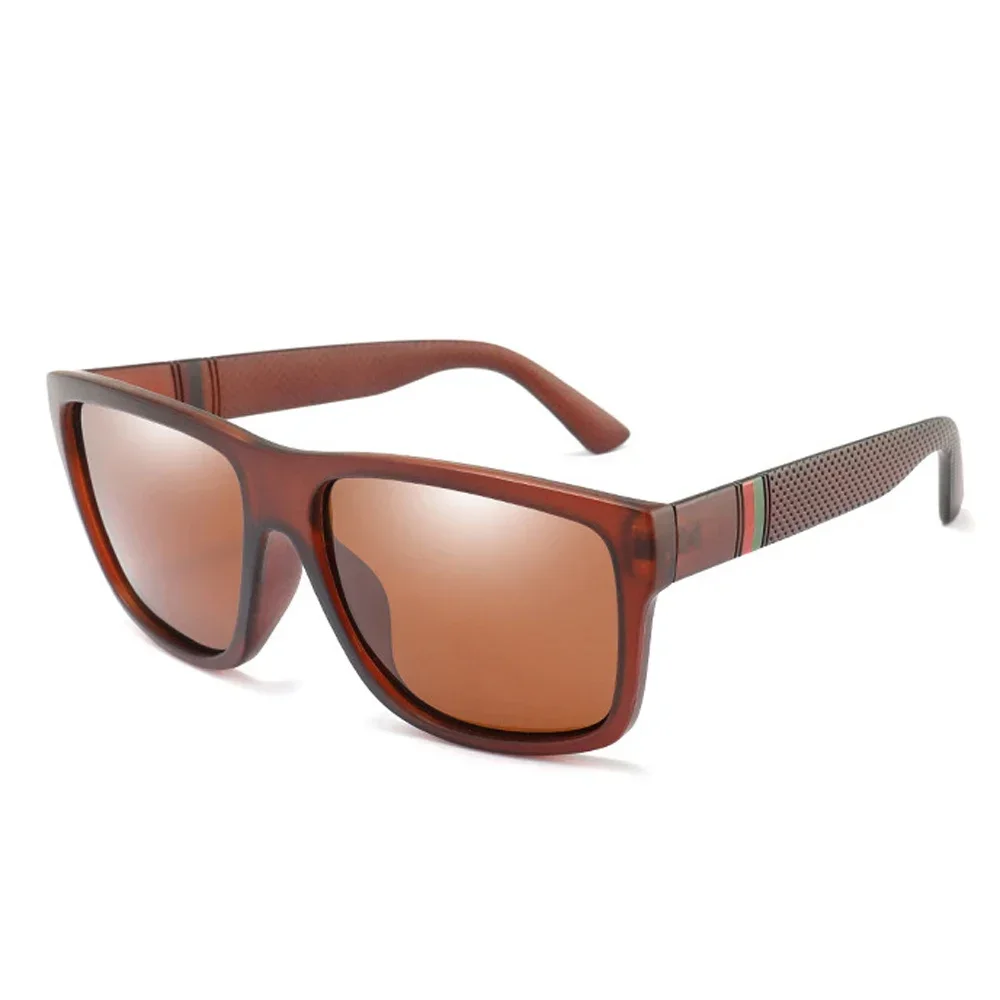MUSELIFE Fashion Wrap Square Frame Retro Decorative Photochromic Classic Sunglasses Women Men Versatile Pattern Sunglasses UV400