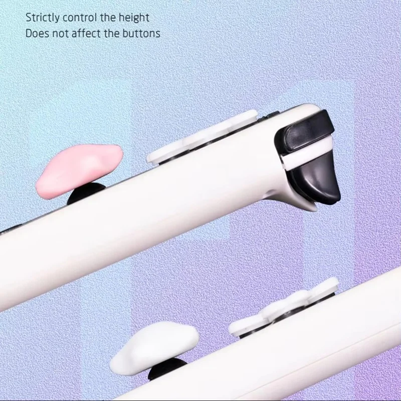 รักซิลิโคนนุ่ม D-Pad Cross ปุ่ม ABXY Key สติกเกอร์ผิวสําหรับสวิทช์ Oled Joy-Con Thumb Stick Grip ฝาครอบหมวก