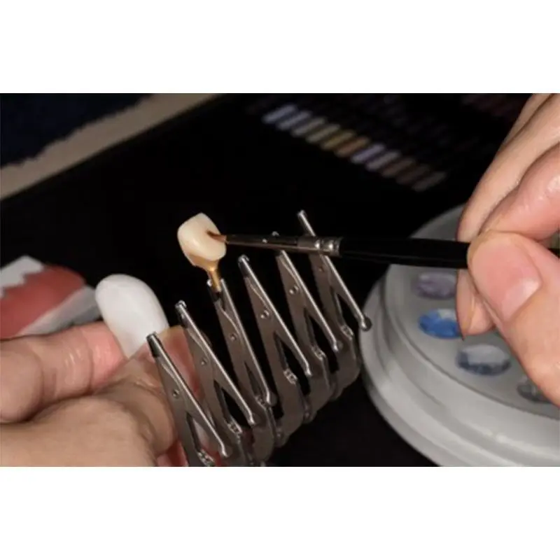 Dental Ceramist Hex Clamps Six-tooth Clips For Glazing ,Batch Porcelain Auxiliary Tool Dental Technician Laboratory