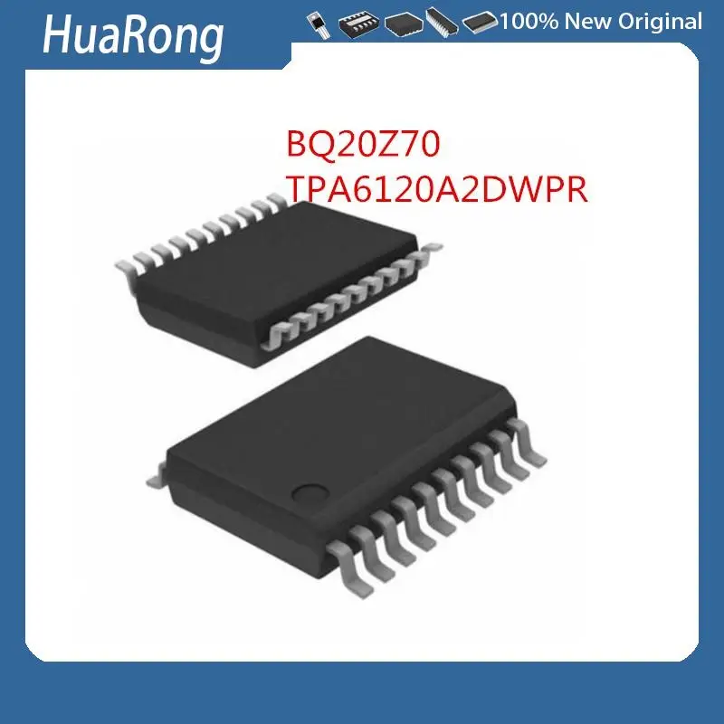 2PCS/LOT    BQ20Z70  BQ20270   TPA6120A2DWPR  TPA6120A2  6120A2    SSOP-20  S5014R    TSSOP-20