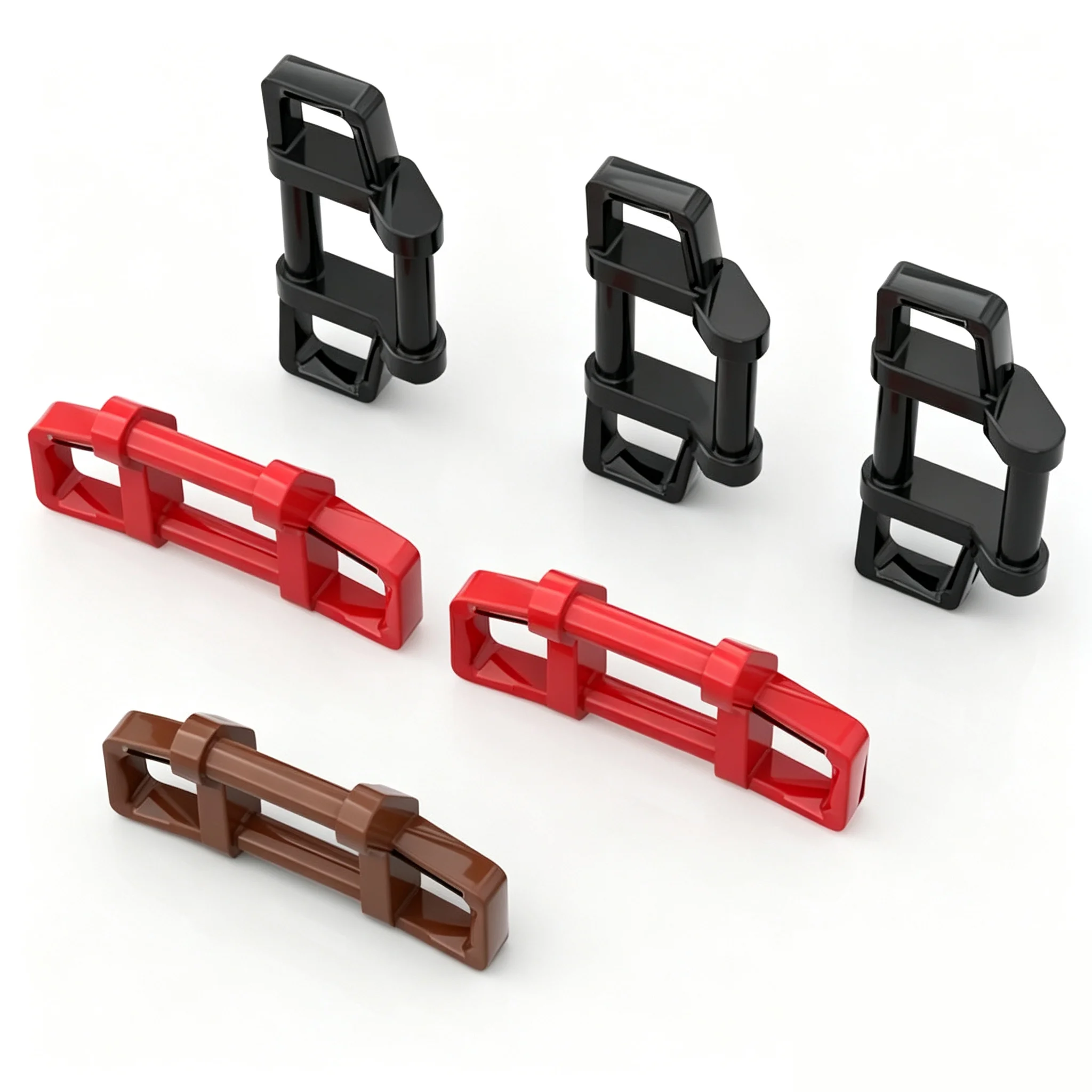 50pcs 35654 77083 Bar 1x4x1 Building Blocks Kit Grille Guard Brick Particle Puzzle Educational Toys Children Birthday Xmas Gifts