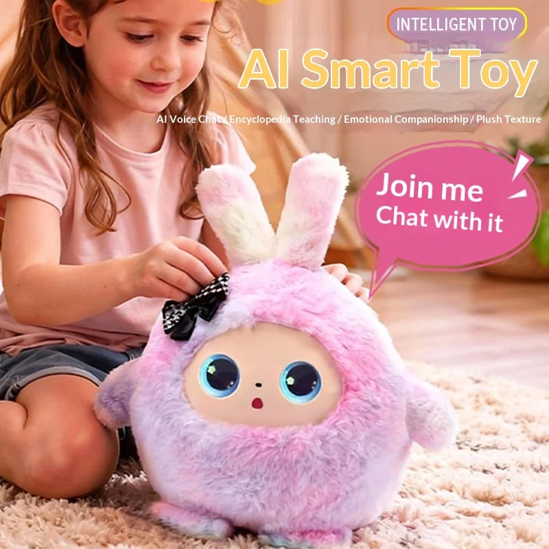 AI Toy Plush Doll Interactive AI Dialogue Toy Multi Language Intelligent Robot Children's Puzzle Early Education Doll