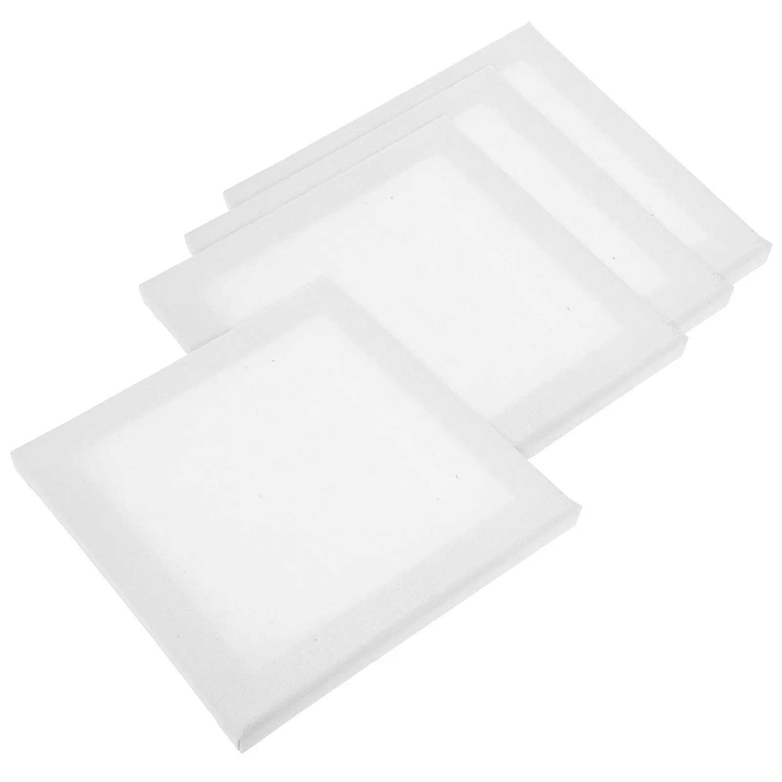 

4pcs Blank Boards For Oil Painting Linen Panels Watercolor Acrylic Art Supplies Painting Canvas Panel Board Sketch Pad Mini