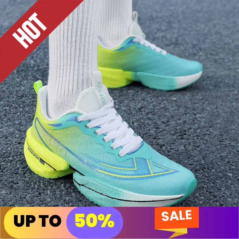 أحذية الجري الاحترافية للياقة البدنية من CarbonBoard Marathon للرجال رياضية خفيفة الوزن للنساء أحذية رياضية مريحة مضادة للانزلاق #5