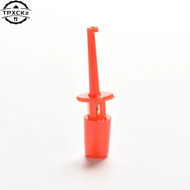 10 Pcs Test Hooks Clips for Logic Analyzers Single Hook Clip Mini Grabber Test Probe for SMD IC Multimeter 5 Colors