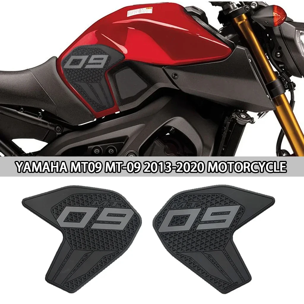 

Suitable for Yamaha MT09 MT-09 2013-2020 motorcycle sticker anti slip leg grip stability side tank pad side panel protective pad