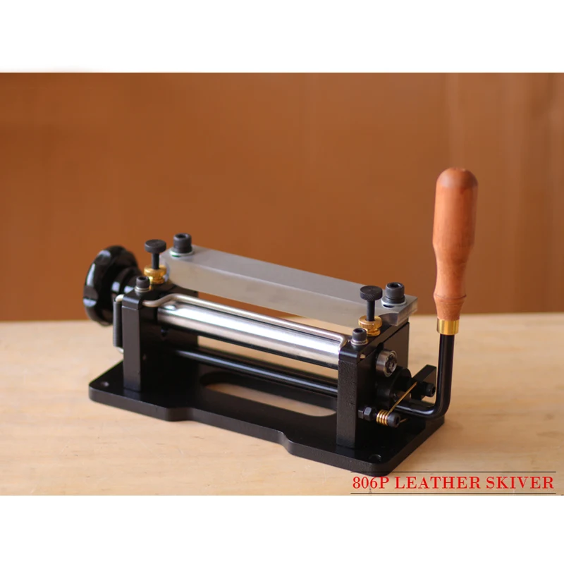 

high quality Leather Splitter NE 806 leather paring machine 806P Manual Leather Skiver Handle Leather Peel Tools