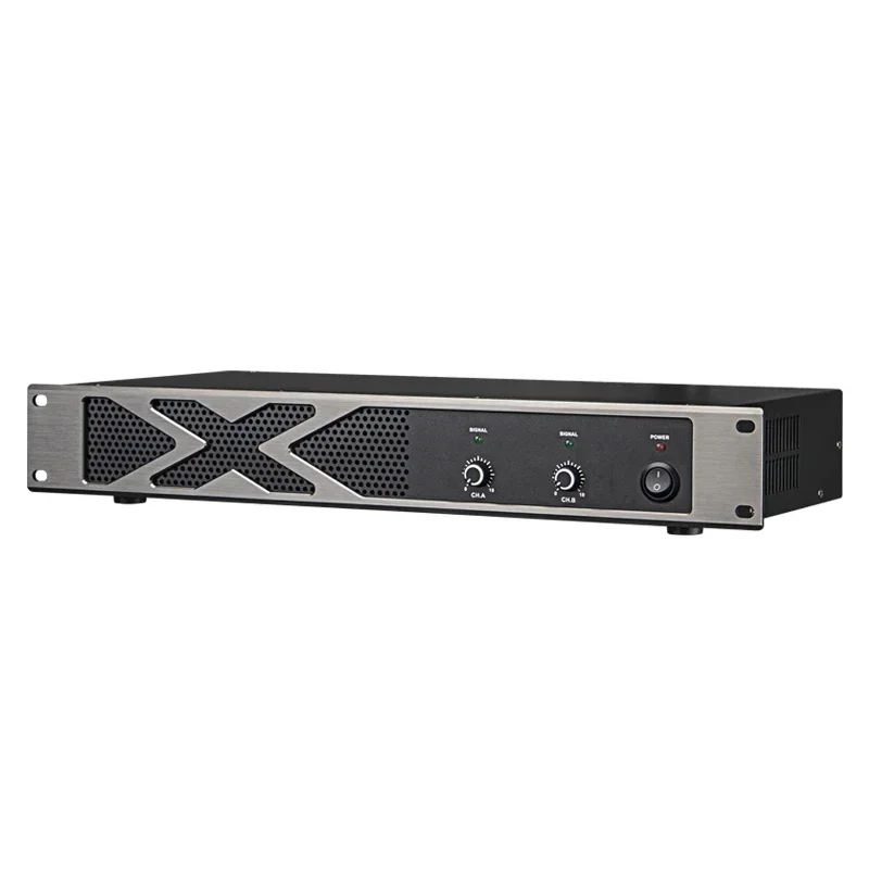 Xtuga High Power Digital Amplifier Class D 2-Channel 1200W Metal Sound Amplifiers For Stage Hot Selling