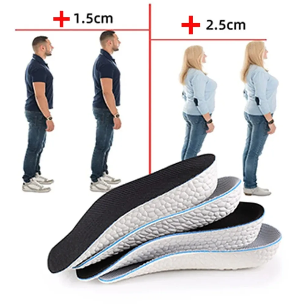 Breathable Invisible height Insole Arch support Durable Increasing Half Insole Convenient to Use Arch Support Insoles