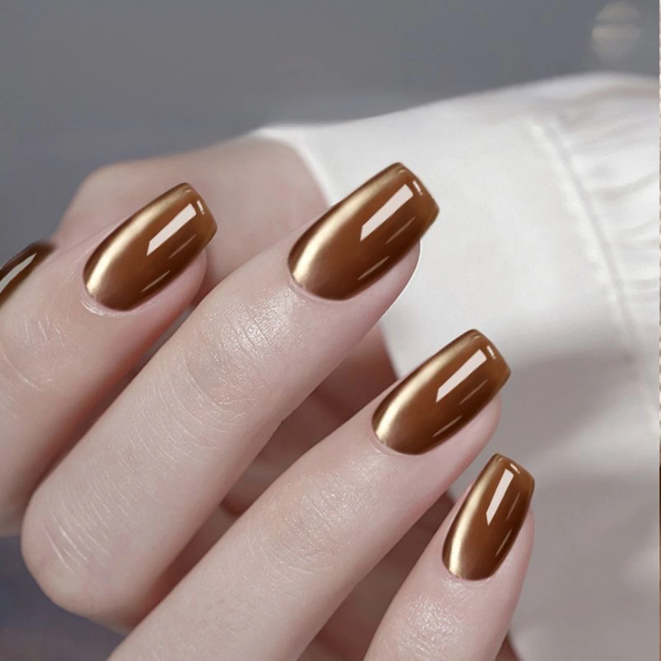 12ML 1 pièces ongles bruns 2025 nouveau Style d'automne et d'hiver blanchissant Maillard aimant oeil de chat Gel vernis à ongles fournitures pour ongles