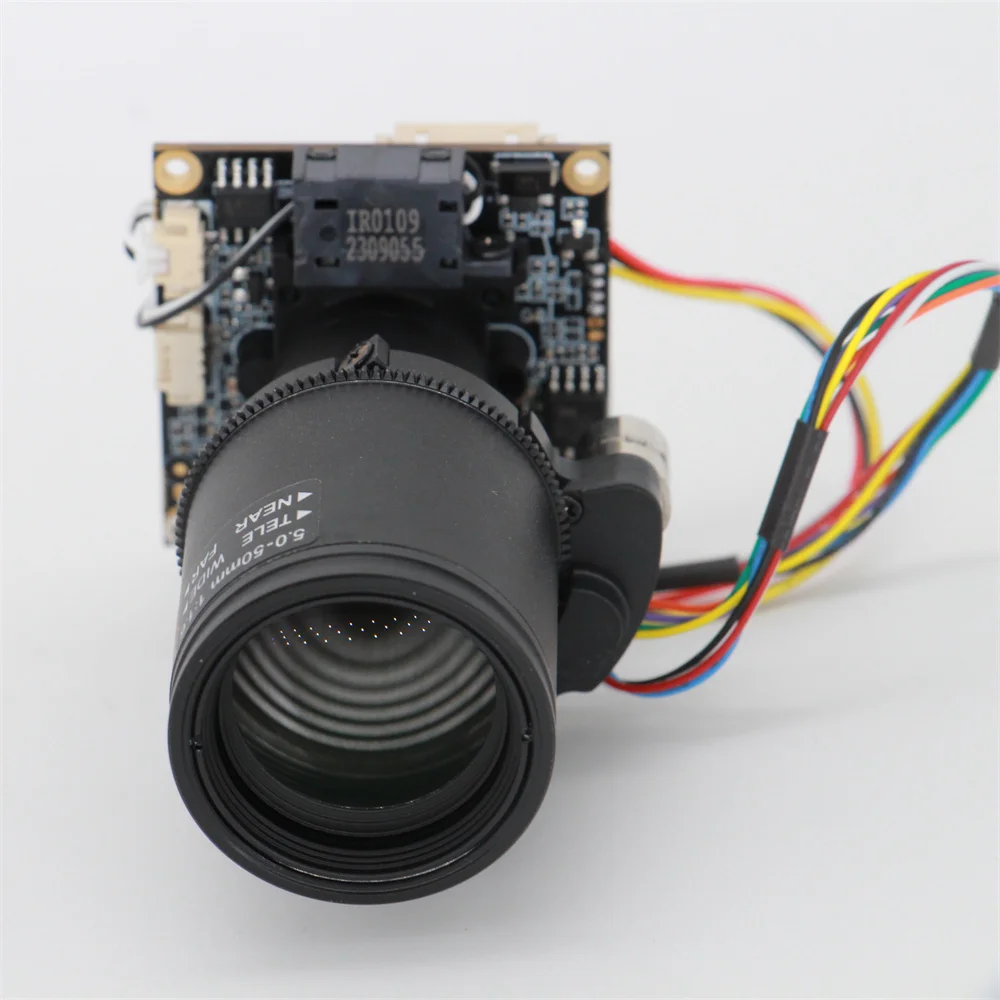 

5MP IMX335 H.265 Starlight IP Camera Module 5-50mm Motorized Zoom Lens 7205V300 Chip Camera Board SIP-K335GS-0550+TF+WIFI