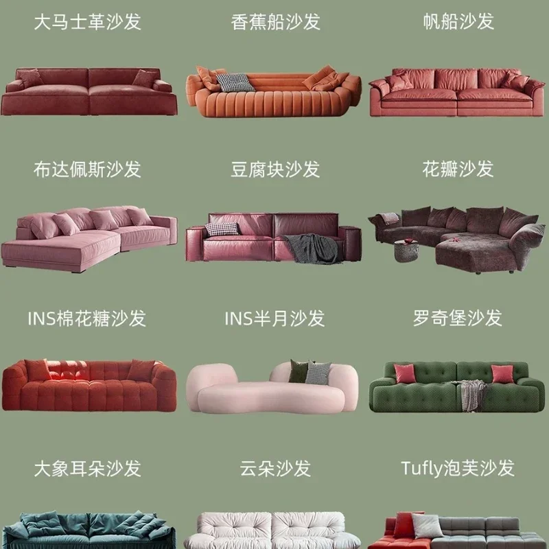 Private Custom Model Room Sofa Designer Model Light Luxury Hotel Beauty Salon Support Drawing Consultation Factory Direct Sales