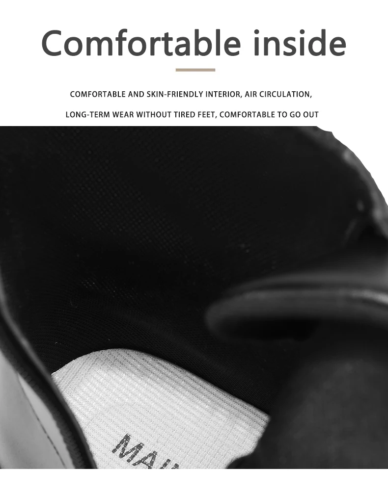Herren-High-Top-Stiefel, Herrenschuhe, mittelhohe Schaftform, bequemes Innenfutter, modisches Obermaterial, guter Halt, große Größen, geeignet für den Innenbereich. – Detail 6