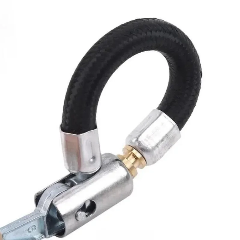 10 20 40 60cm Car Tire Inflator Hose Inflatable Air Pump Extension Tube Adapter Twist Tyre Connection Locking Air Chuck image 6