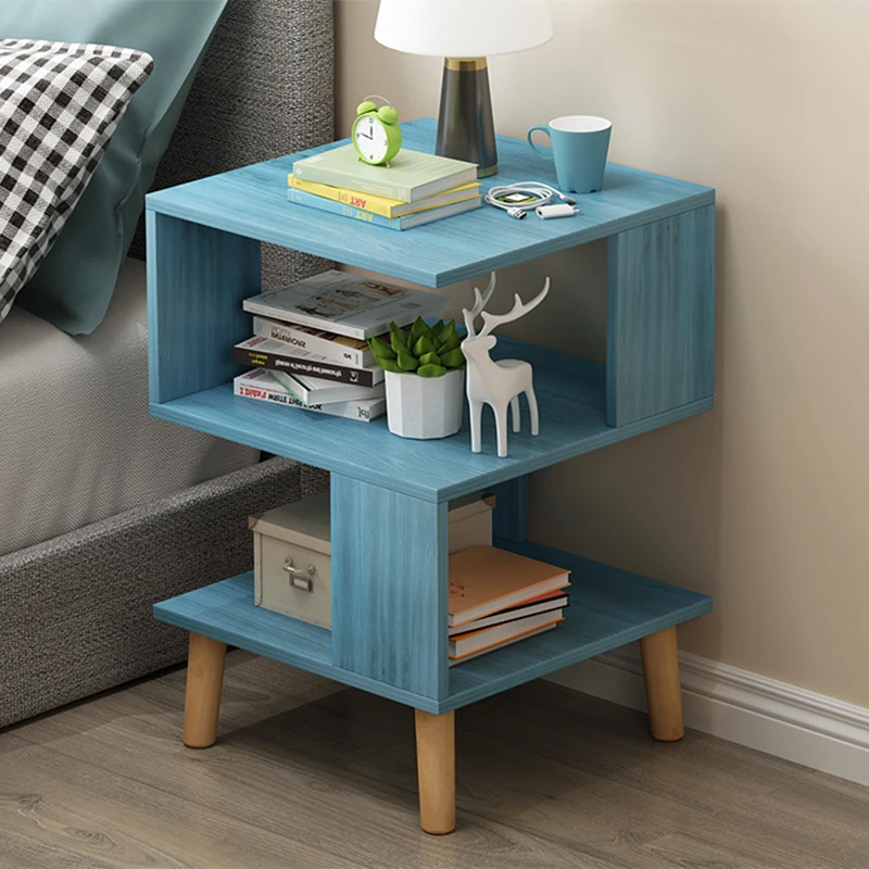 

Creative side corner movable small coffee table small square simple sofa side table side cabinet bedroom bedside table