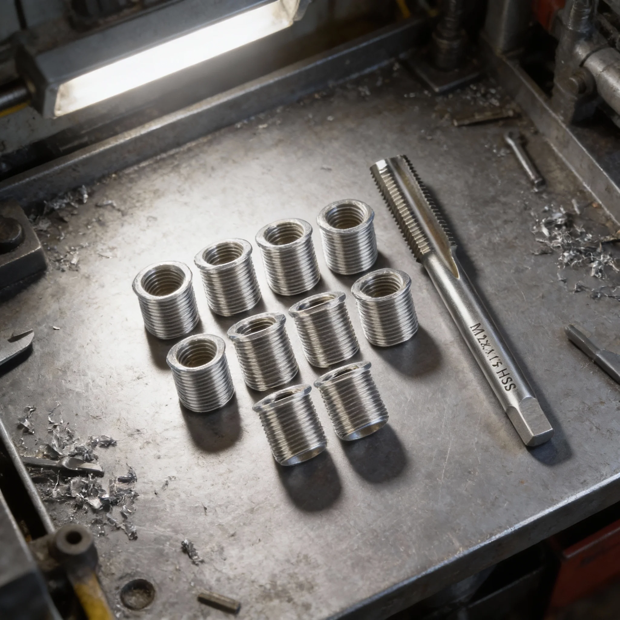M10*1.0  Thread Repair Kit Stainless Steel- Insert For Engines Thread Repair Tool Spark Screw Sleeve Repair Power Tools