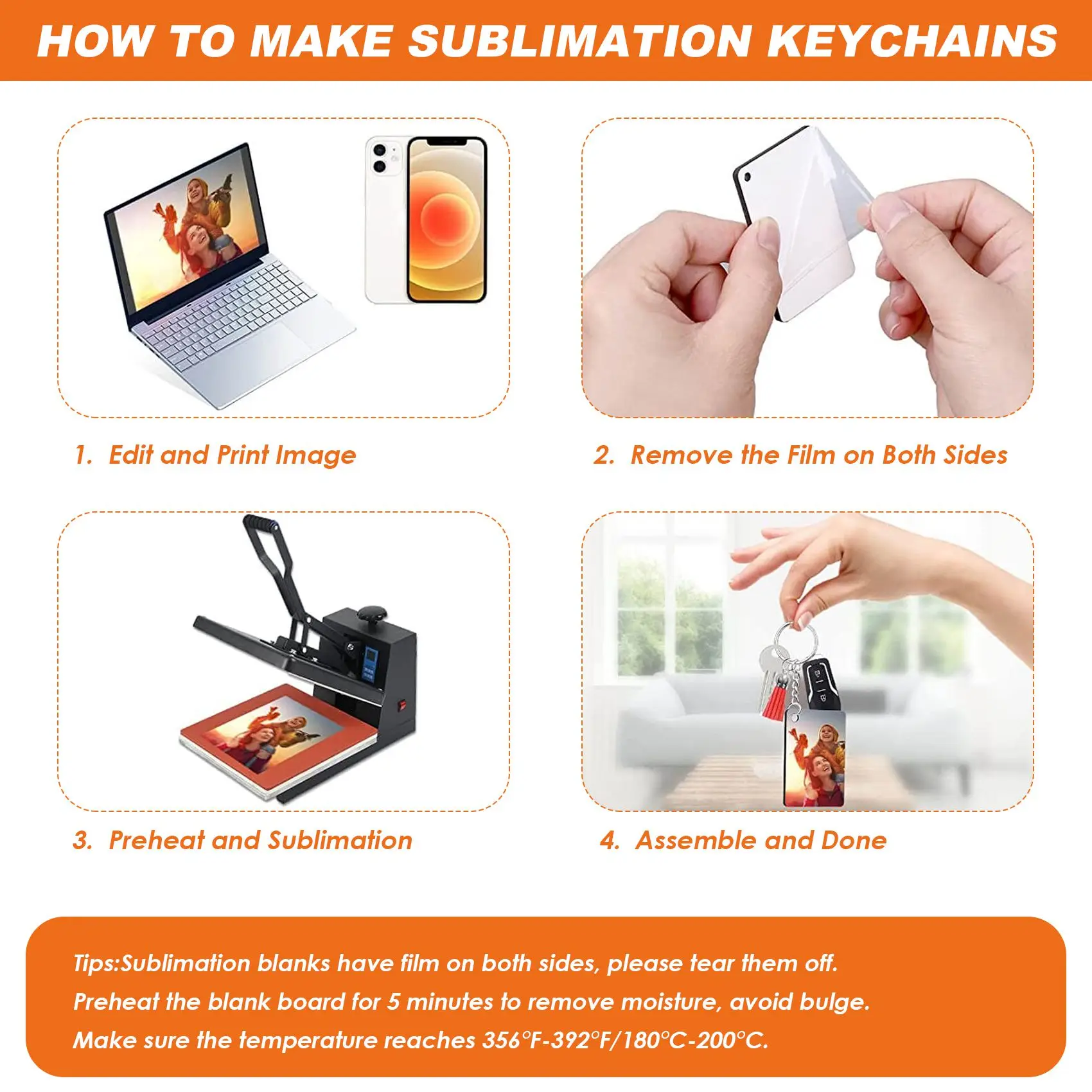 A06K 40-pack sublimatie sleutelhanger blanco dubbelzijdig warmteoverdracht blanco MDF blanco bord sleutelhanger blanco sublimatie DIY