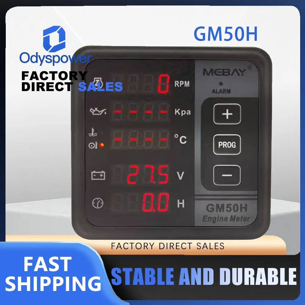 

Цифровой многофункциональный измеритель двигателя Mebay GM50H, монитор дизельного двигателя