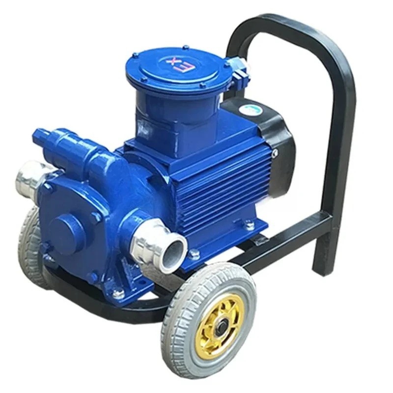 Explosion proof oil unloading self suction scraper pump series for high flow oil extraction pump