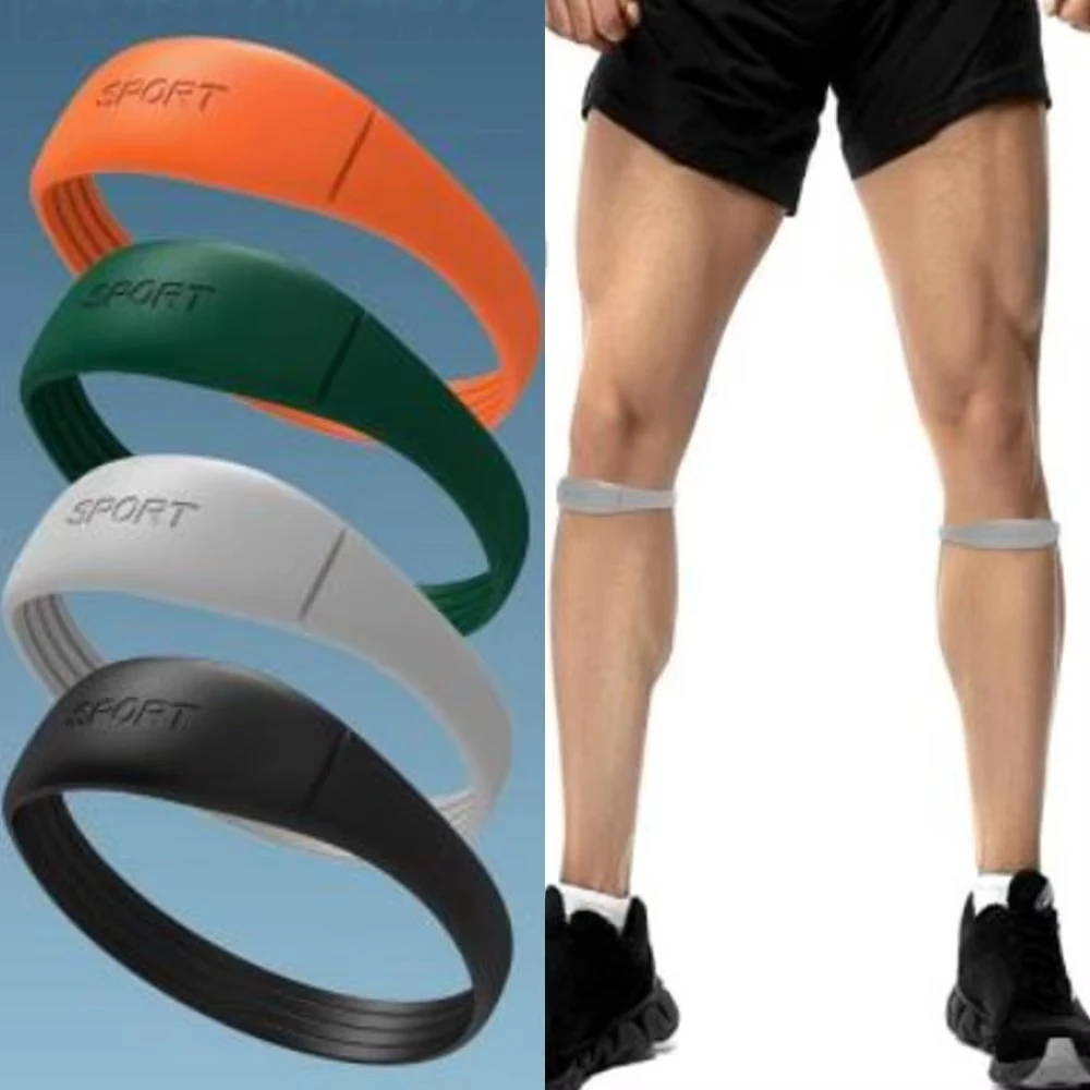 Knie Unterstützung Patella Sehne Knie Riemen Knie Pflege Silikon Knie Sport Unterstützung Band Hochelastische Flexible Patella Knie Strap