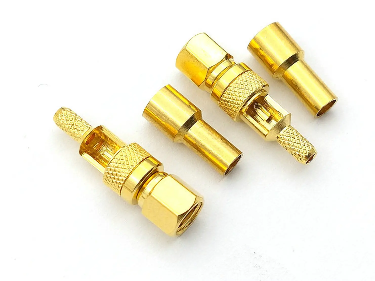 

20pcs/50pcs SMC Female Jack Straight Crimp For RG174 RG179 RG316 RG188 Cable adapter