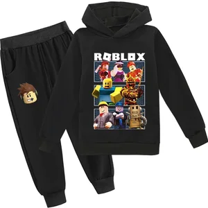 Roblox-Terno bidimensional de lazer dos desenhos animados para crianças, camisola e calças, animação de jogos periféricos, meninos e meninas, novo 10 principais vendas acessorio roblox - №10