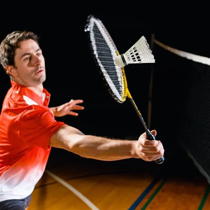 Bola Badminton plastik, peralatan latihan bola bulu tangkis warna-warni latihan Batting, kok plastik permainan luar ruangan, 3 buah/6 buah/12 buah