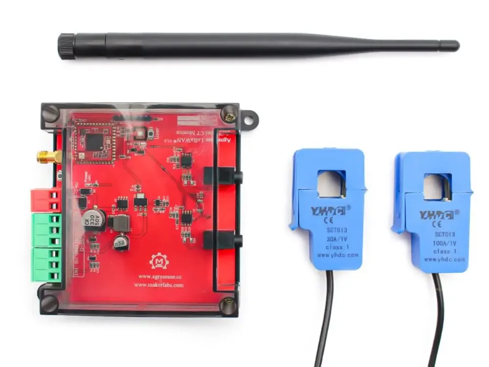 AgroSense_2 Channel Non-invasive AC Current Monitor LoRaWAN Class C Development Tools