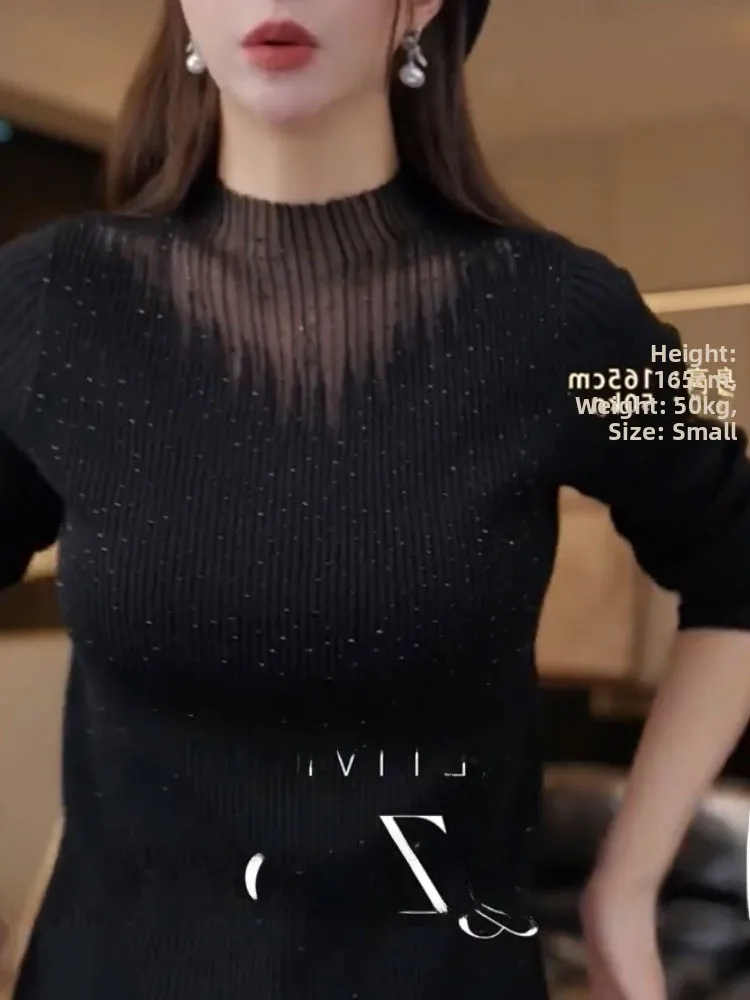 

Faionable Soft Comfortable Me Long Sve Base irt Women's Slim Fit Flattering Inner Wear Winter New Sle Top