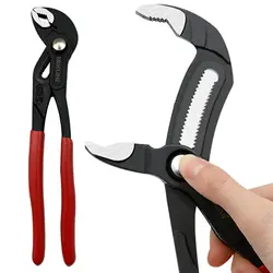 Water Pump Pliers Quick-release Plumbing Pliers Straight Jaw Groove Joint Set Combination Tools Adjustable Universal Wrench Pipe