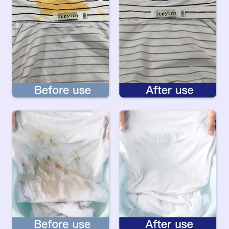 Biological enzyme washing powder Oxygenated Stain Remover Clothes Cleaner Bubble Powder Stain Remover Clothes Cleaner