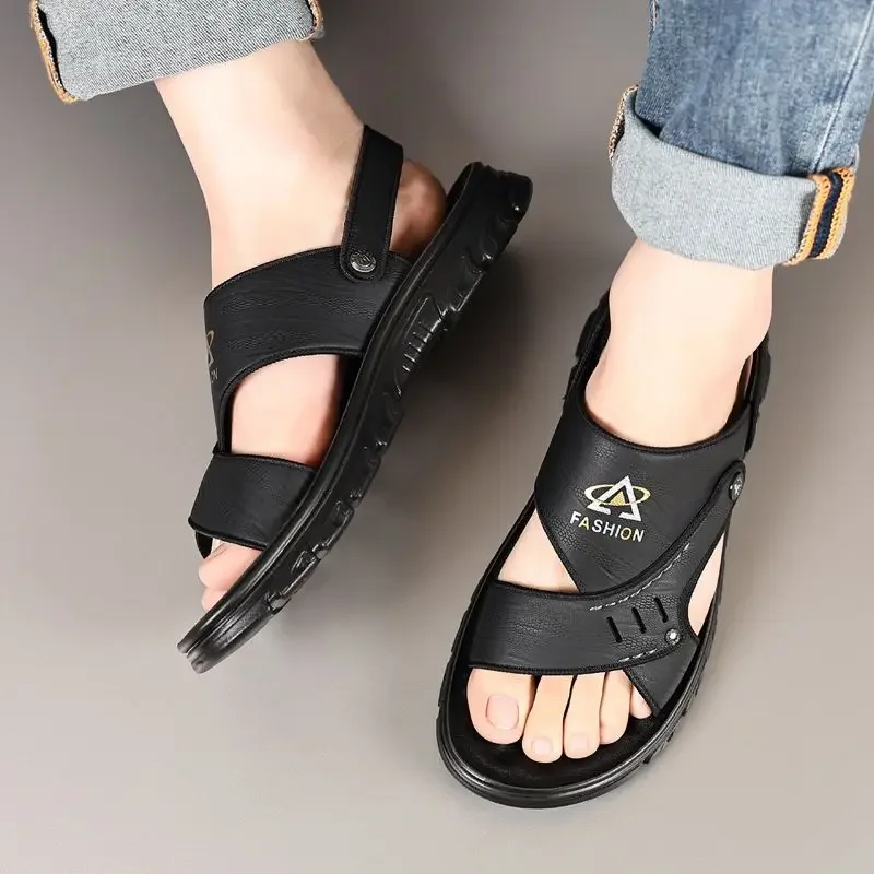 Casual Outdoor Summer 2024 Men's Sandal 39 Cheap Liquidation Wholesale High Quality Male Shoe Adult Descount Luxury Designer V H image 4