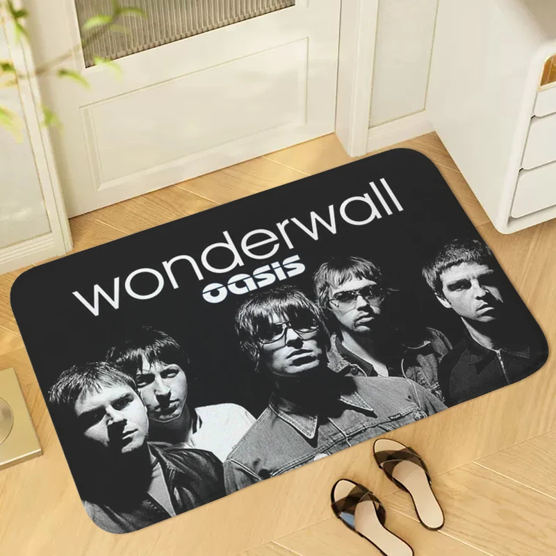 

Entrance Door Doormat O-Oasis Band Hallway Bedroom Rug Carpet Entrance of House Living Room Balcony Porch Foot Mat Non-slip