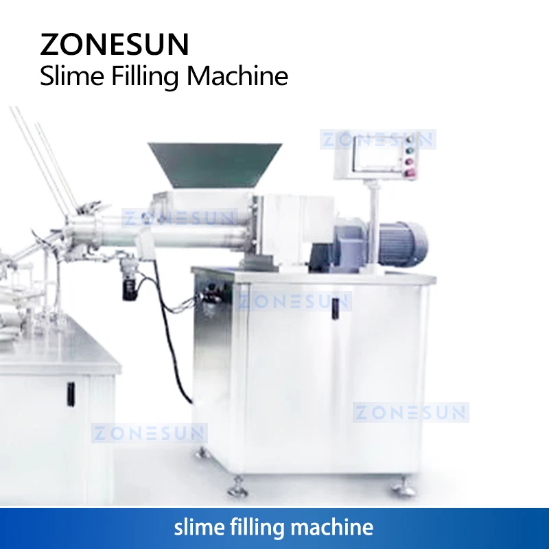 Zonesun ZS-SFC1 Slime Clay Packing Machine Slime Clay Filling and Capping Machine Slime Packing Equipment Clay Extruder