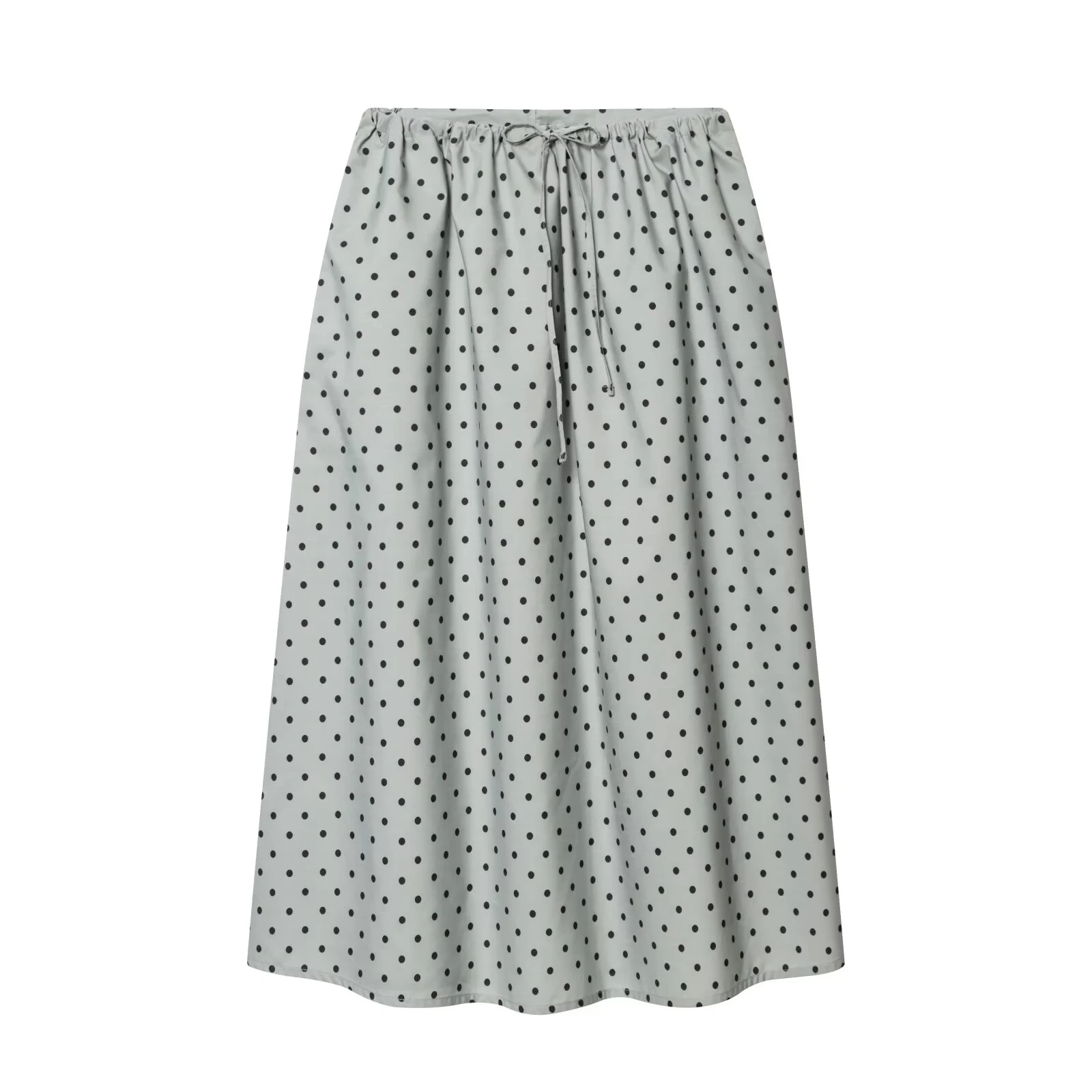 Europäischer und amerikanischer Stil Damenmode Neu 2026 Modischer und vielseitiger hochtaillierter, schlank machender Polka-Dot-Midirock