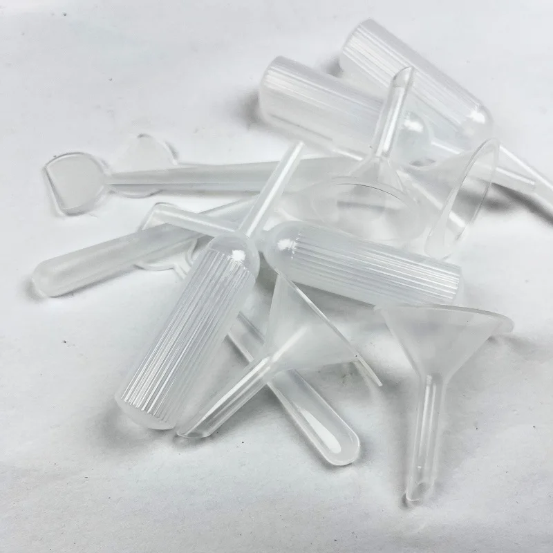 Cosmetic filling tool mini transparent small funnel suitable for liquid filling bottle