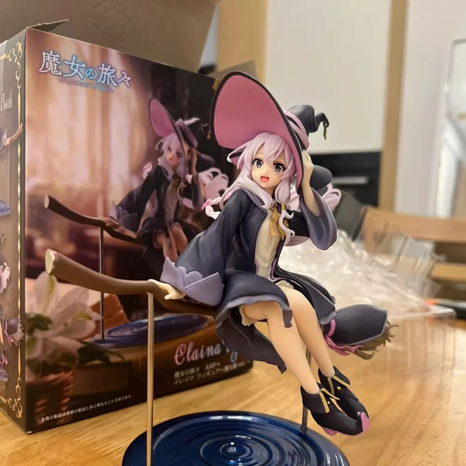 Anime Wandering Witch: The Journey Of Elaina 20cm Elaina PVC Action Figure Model Toys For Kids Birthday Gift