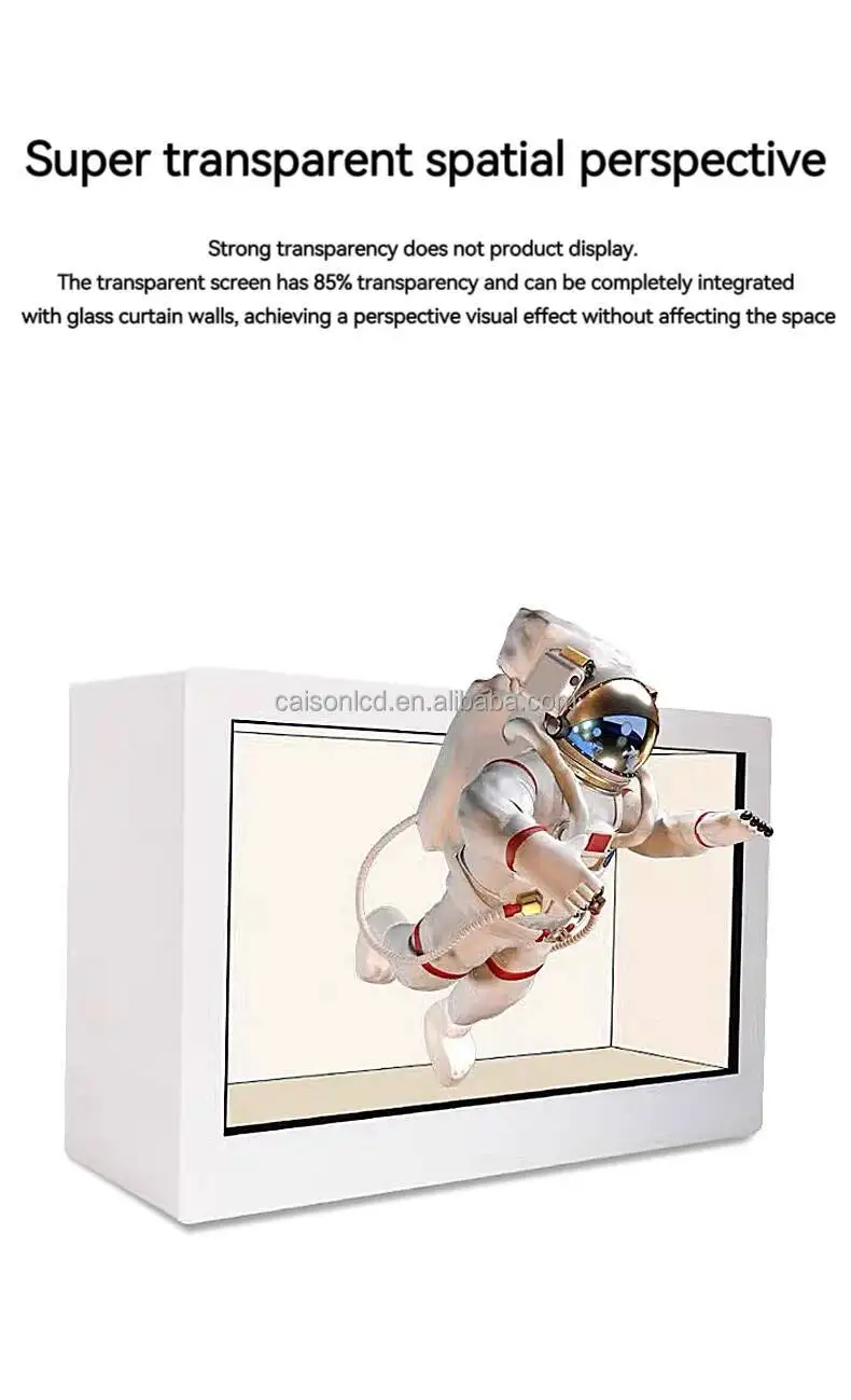32 Inch 3D Holographic Transparent Touch  Display Cabinet  Creative Display Cabinet showcase Advertising All-in-one Machine