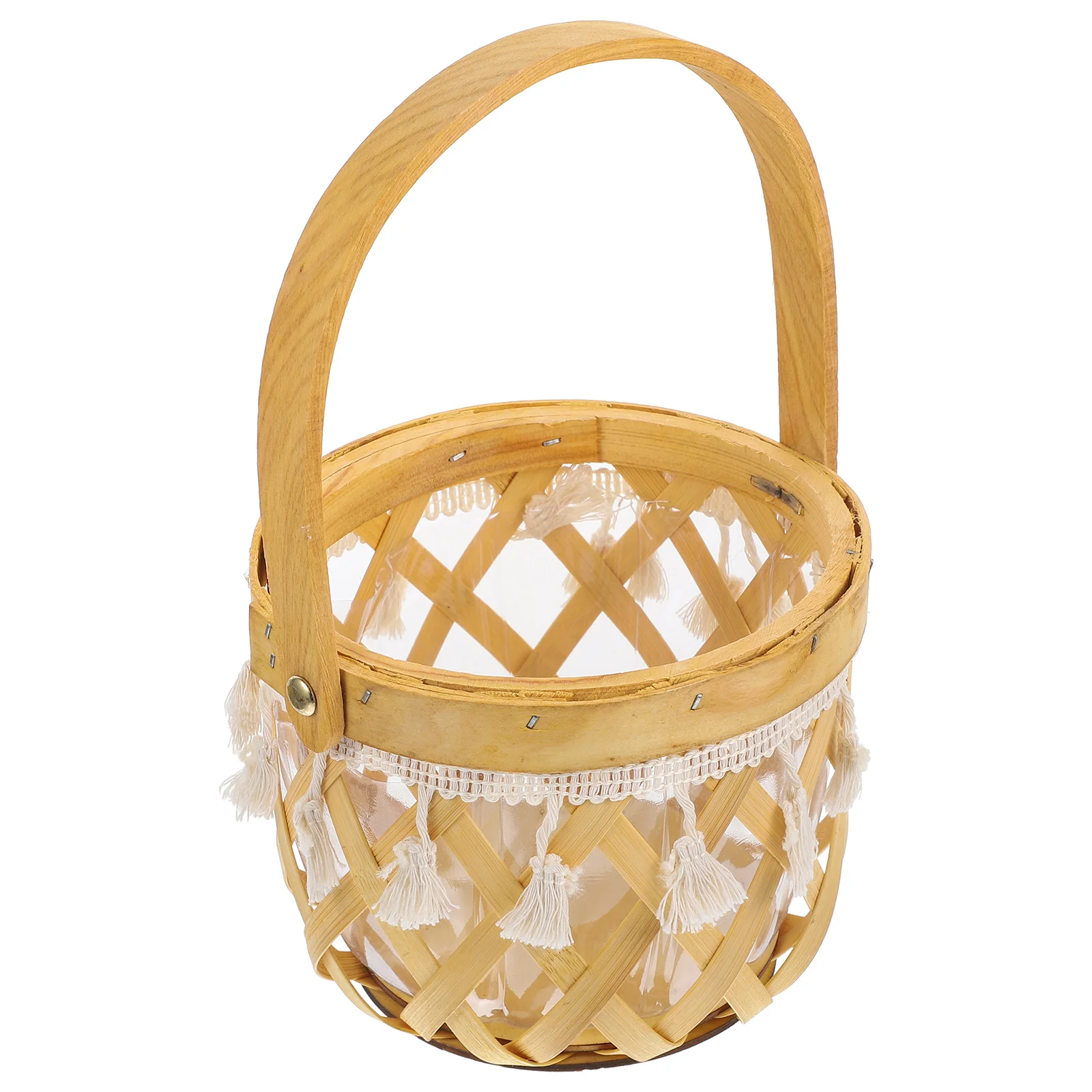 

Hand Woven Flower Basket Plant Pots Indoor Storage Baskets Decorative Planter Natural Beauty Home Garden Organizer Rattan