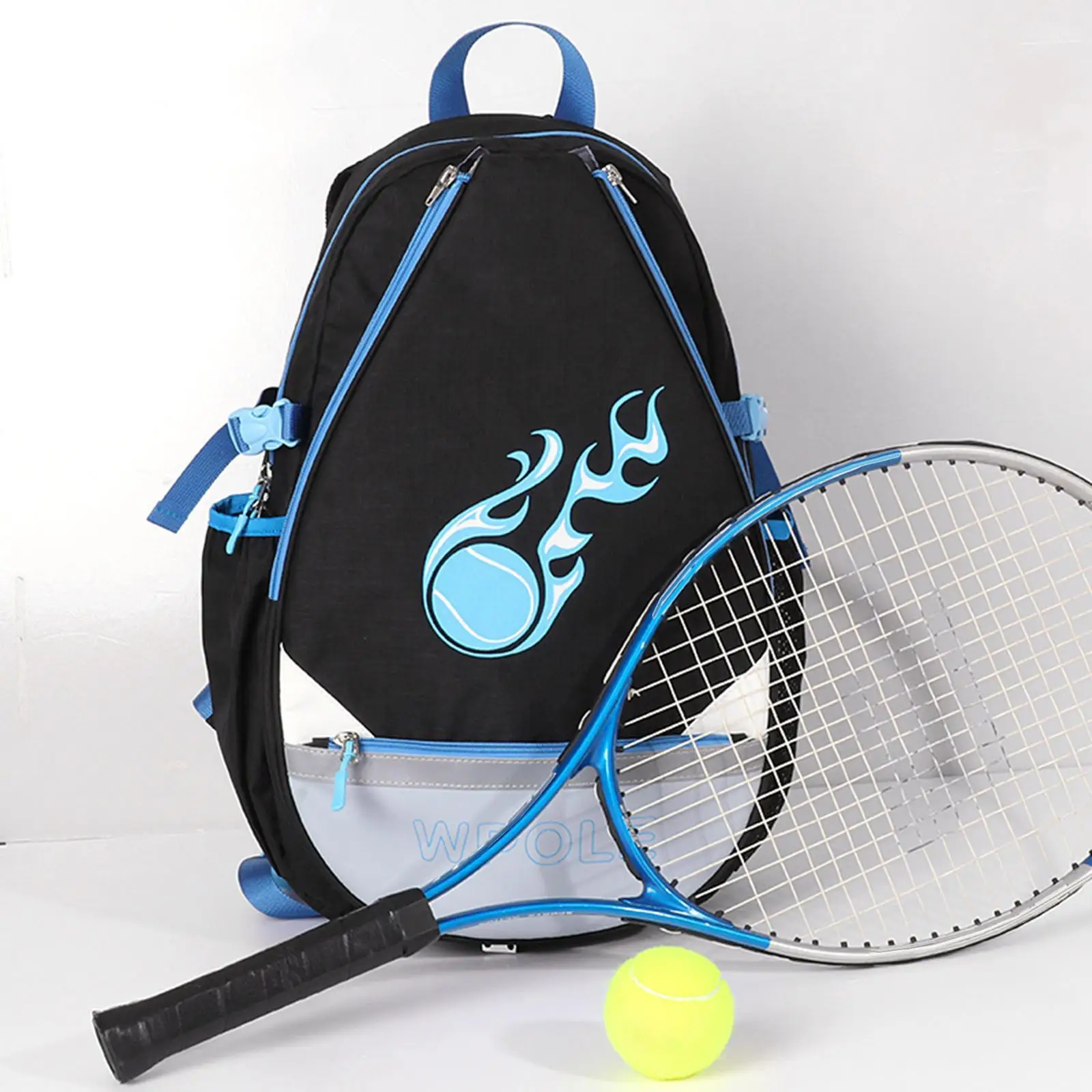 Bolsa de tenis, bolsillo de almacenamiento, bolsa de bádminton portátil para viajes, señoras, hombres y mujeres