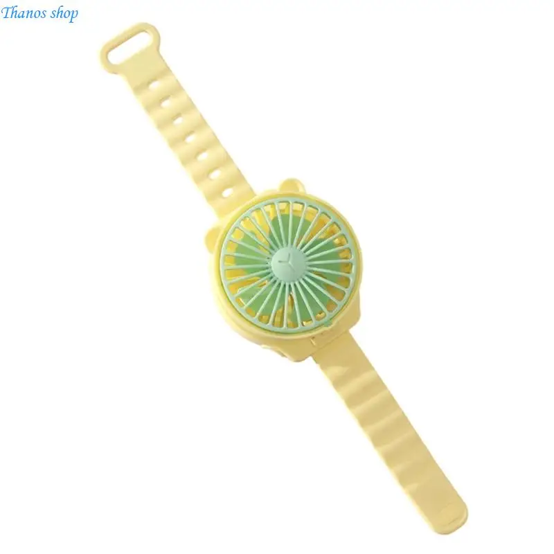 Portable Mini Fan Summer Watch Fan AM4 Battery Operated Lightweight Small Pocket X37A